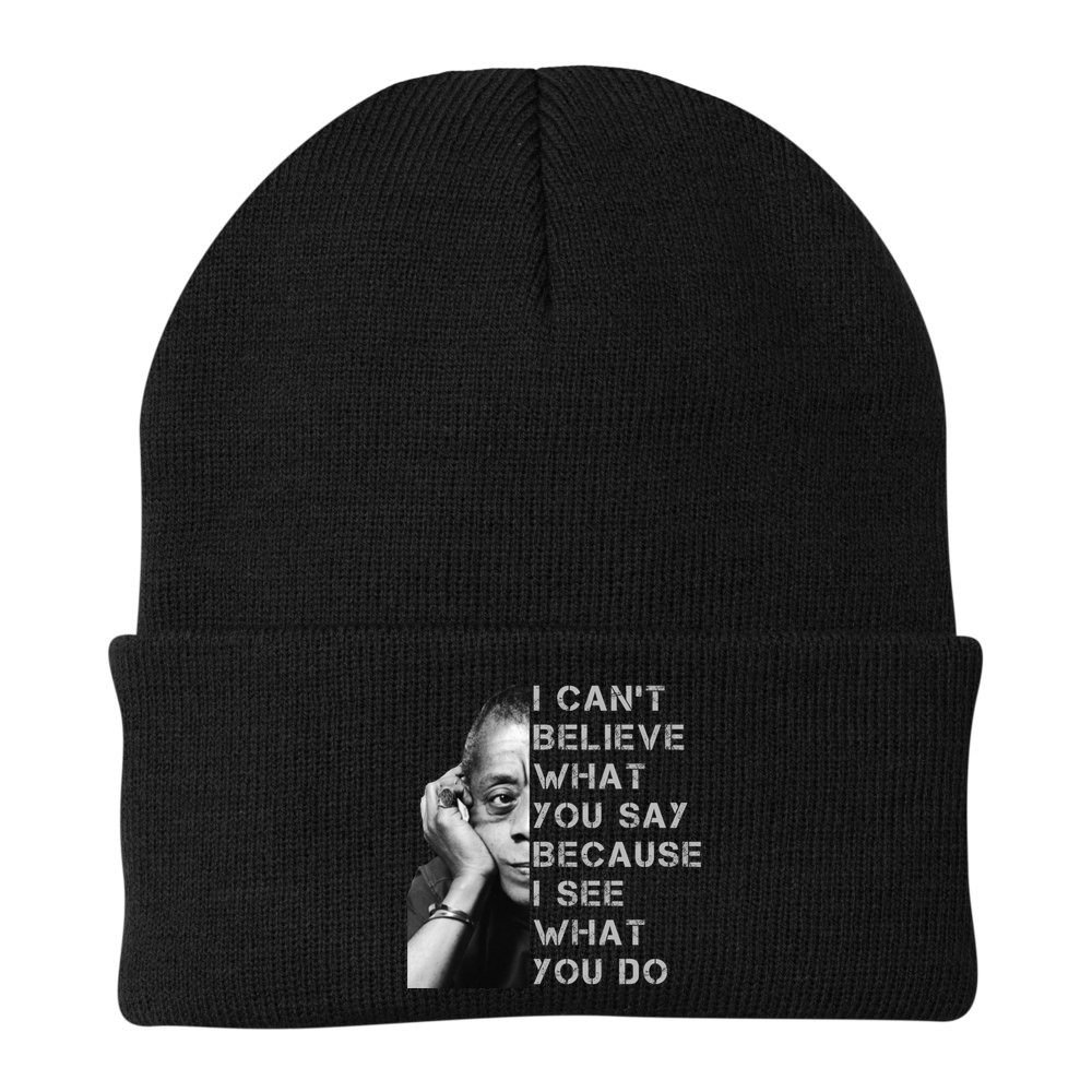 James Baldwin I Can’t Believe What You Say Black History Month Beanie