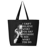 James Baldwin I Can’t Believe What You Say Black History Month 25L Jumbo Tote