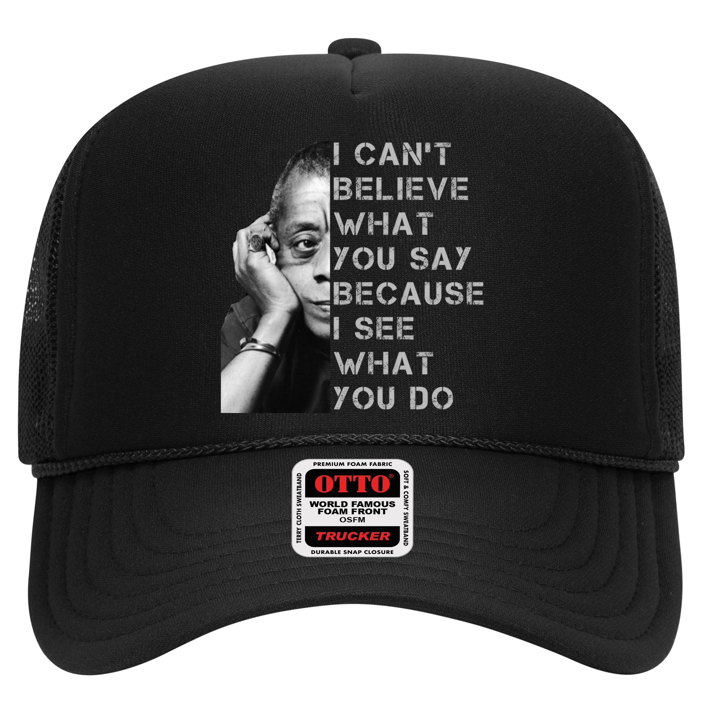 James Baldwin I Can’t Believe What You Say Black History Month Hat