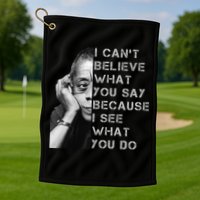 James Baldwin I Can’t Believe What You Say Black History Month Golf Towel
