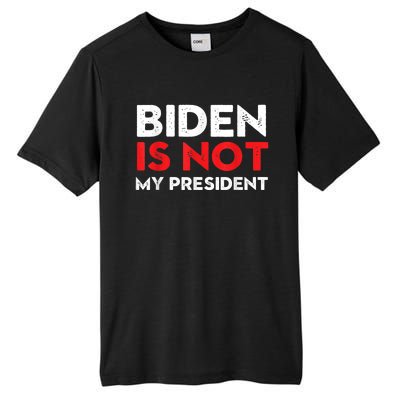 Joe Biden Is Not My President Vintage 46th US President Tall Fusion ChromaSoft Performance T-Shirt