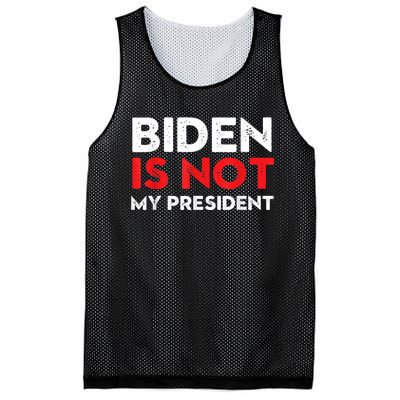 Joe Biden Is Not My President Vintage 46th US President Mesh Reversible Basketball Jersey Tank