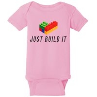 Just Build It Blocks Bricks Building Blocks Toy Baby Bodysuit