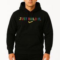 Just Build It Master Builder Building Block Hoodie