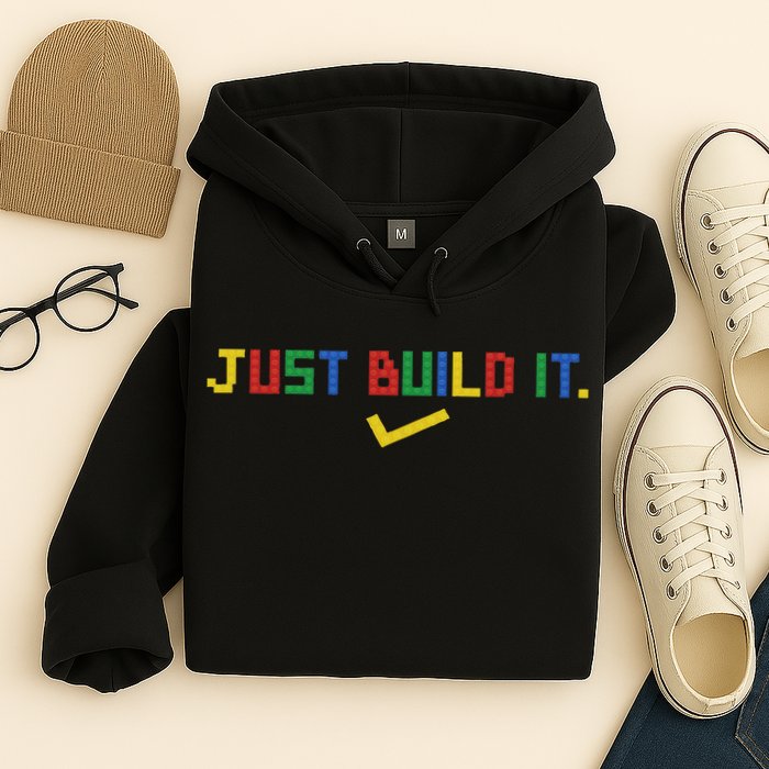 Just Build It Master Builder Building Block Hoodie