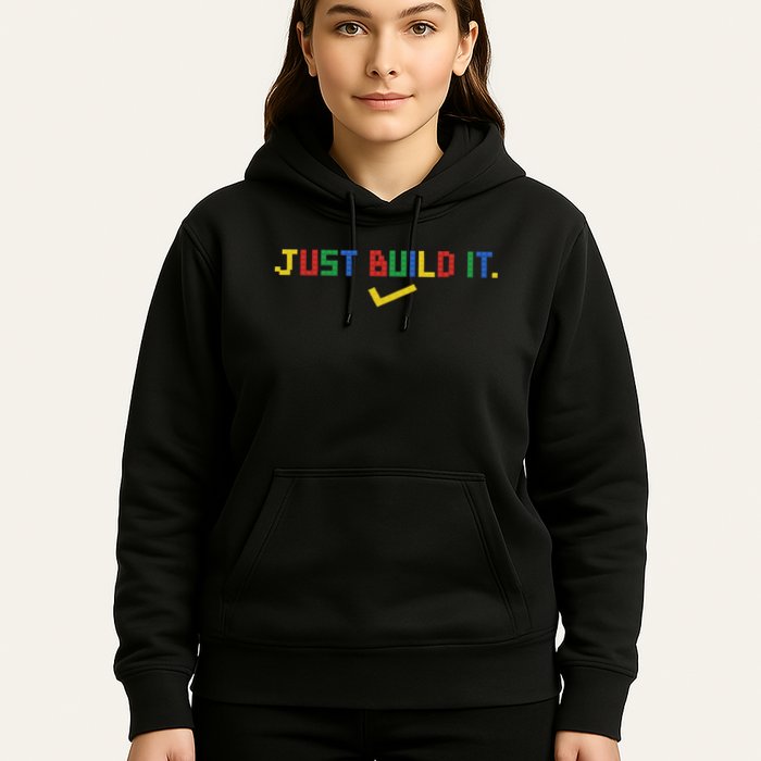Just Build It Master Builder Building Block Hoodie