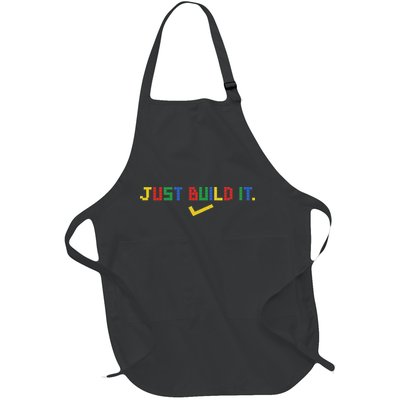 Just Build It Master Builder Building Block Full-Length Apron With Pockets
