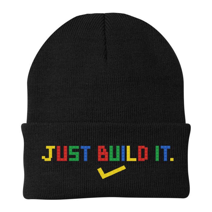 Just Build It Master Builder Building Block Knit Cap Winter Beanie