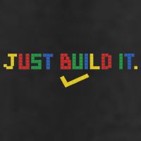 Just Build It Master Builder Building Block Knit Cap Winter Beanie