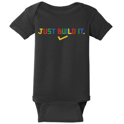 Just Build It Master Builder Building Block Baby Bodysuit