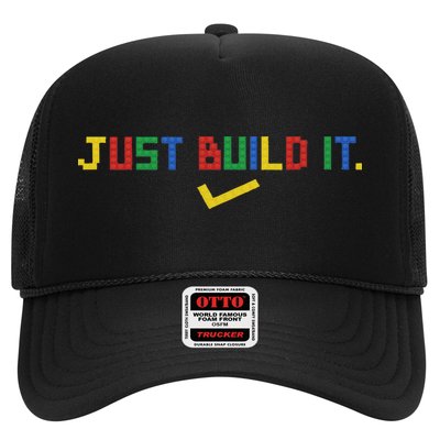 Just Build It Master Builder Building Block Trucker Hat