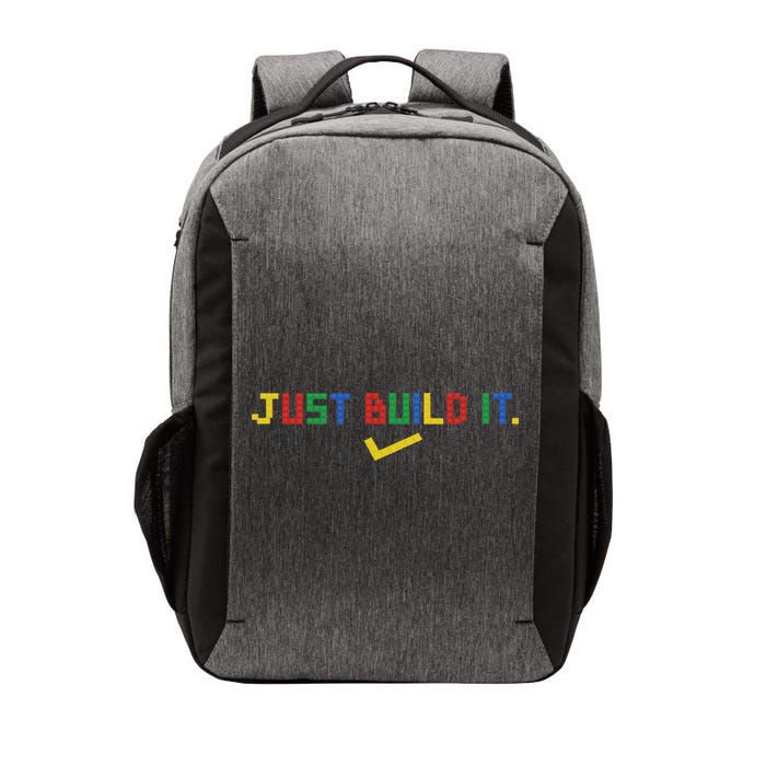 Just Build It Master Builder Building Block Vector Backpack