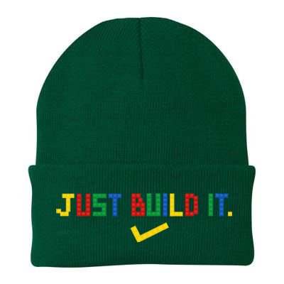 Just Build It Master Builder Building Block Knit Cap Winter Beanie