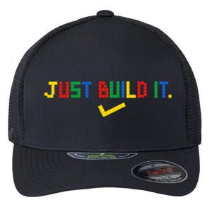 Just Build It Master Builder Building Block Flexfit Unipanel Trucker Cap