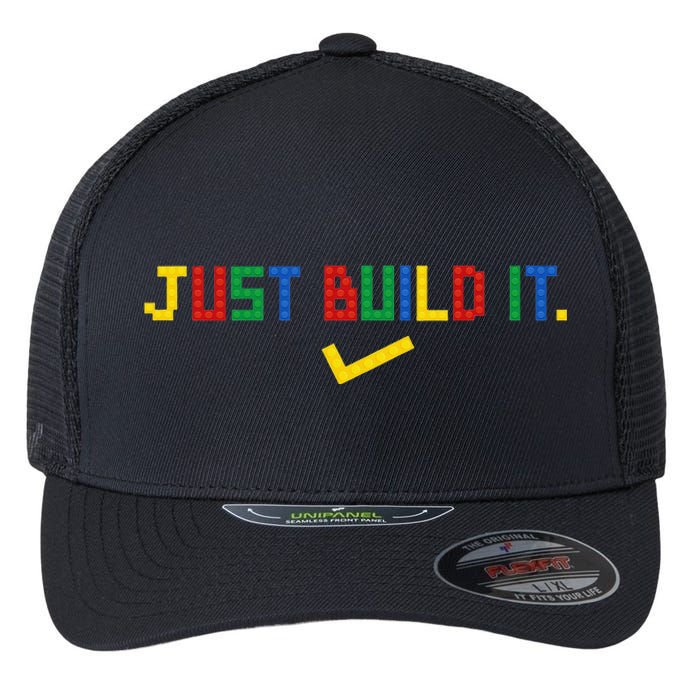 Just Build It Master Builder Building Block Flexfit Unipanel Trucker Cap