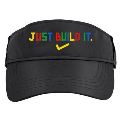 Just Build It Master Builder Building Block Adult Drive Performance Visor