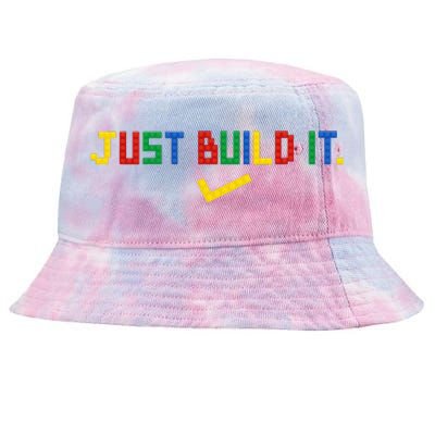 Just Build It Master Builder Building Block Tie-Dyed Bucket Hat