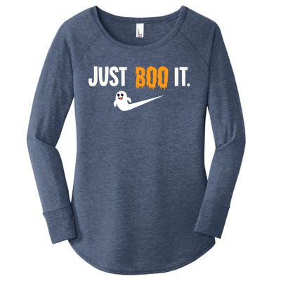 Just Boo It Halloween Costume Idea Gift Women's Perfect Tri Tunic Long Sleeve Shirt