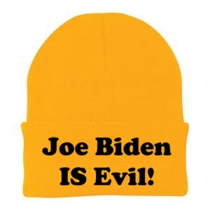 Joe Biden Is Evil Knit Cap Winter Beanie