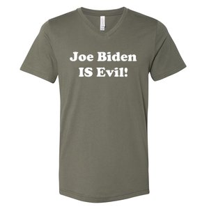 Joe Biden Is Evil V-Neck T-Shirt