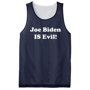 Joe Biden Is Evil Mesh Reversible Basketball Jersey Tank