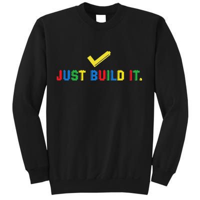 Just Build It Master Builder Building Block Sweatshirt