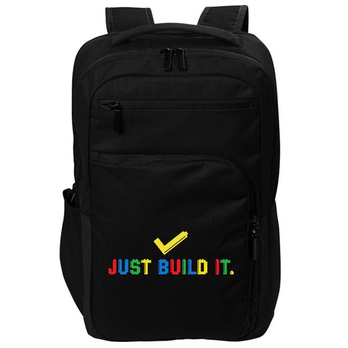 Just Build It Master Builder Building Block Impact Tech Backpack