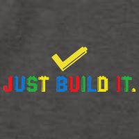 Just Build It Master Builder Building Block Vector Backpack