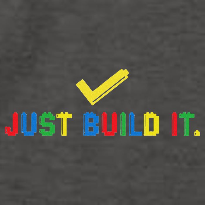 Just Build It Master Builder Building Block Vector Backpack