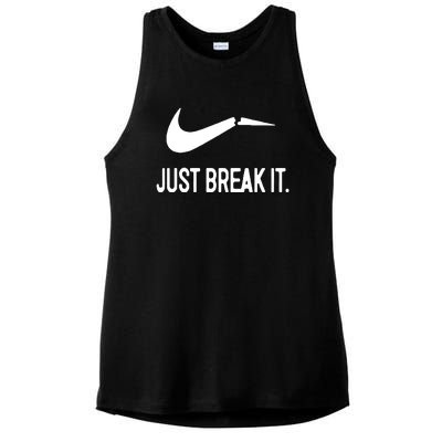 Just Break It Ladies PosiCharge Tri-Blend Wicking Tank