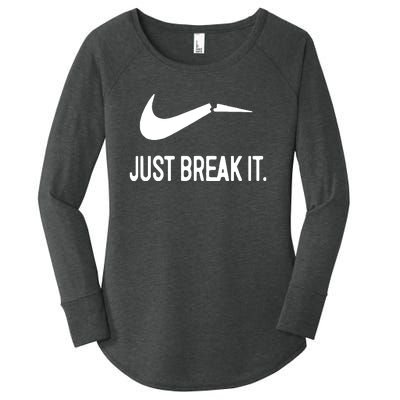 Just Break It Women's Perfect Tri Tunic Long Sleeve Shirt