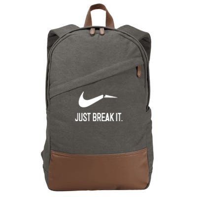 Just Break It Cotton Canvas Backpack