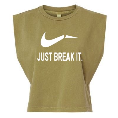 Just Break It Garment-Dyed Women's Muscle Tee