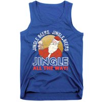 Jingle Beers Jingle All The Way Christmas Alcohol Gift Tank Top