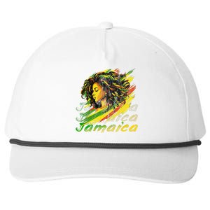 Jamaican Black Jamaica Flag Hair Women Snapback Five-Panel Rope Hat