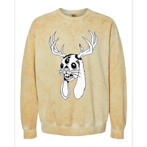 Jackalope Blackwork Colorblast Crewneck Sweatshirt