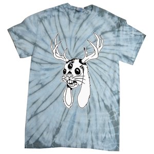 Jackalope Blackwork Tie-Dye T-Shirt