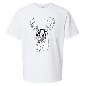 Jackalope Blackwork Sueded Cloud Jersey T-Shirt