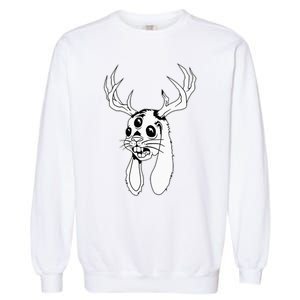 Jackalope Blackwork Garment-Dyed Sweatshirt