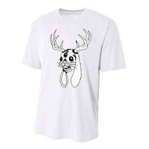 Jackalope Blackwork Performance Sprint T-Shirt