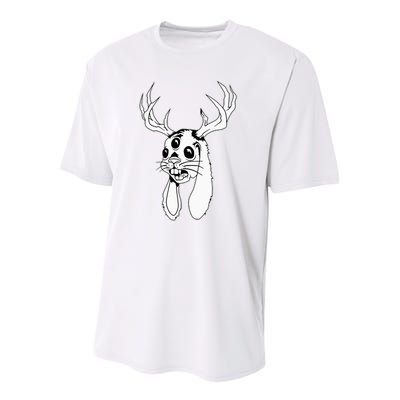 Jackalope Blackwork Youth Performance Sprint T-Shirt