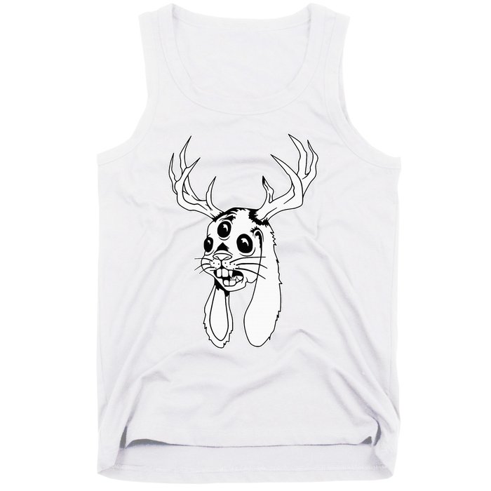 Jackalope Blackwork Tank Top