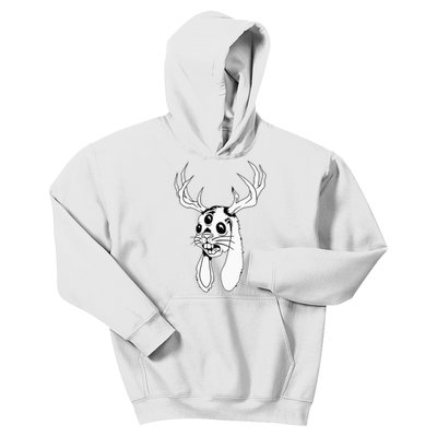 Jackalope Blackwork Kids Hoodie