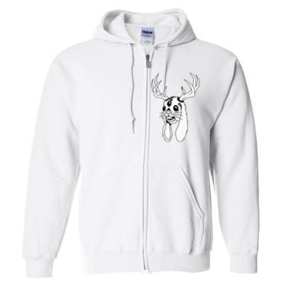 Jackalope Blackwork Full Zip Hoodie