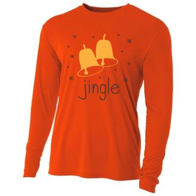 Jingle Bell Jingle All The Way Christmas Gift Cooling Performance Long Sleeve Crew