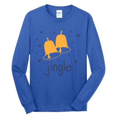 Jingle Bell Jingle All The Way Christmas Gift Tall Long Sleeve T-Shirt