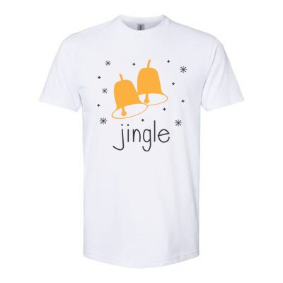 Jingle Bell Jingle All The Way Christmas Gift Softstyle CVC T-Shirt