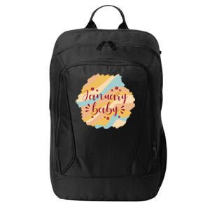 January Baby City Backpack