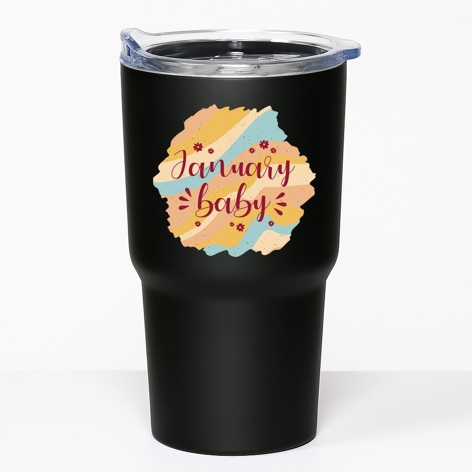 January Baby Tumbler