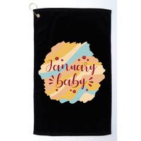 January Baby Golf Towel